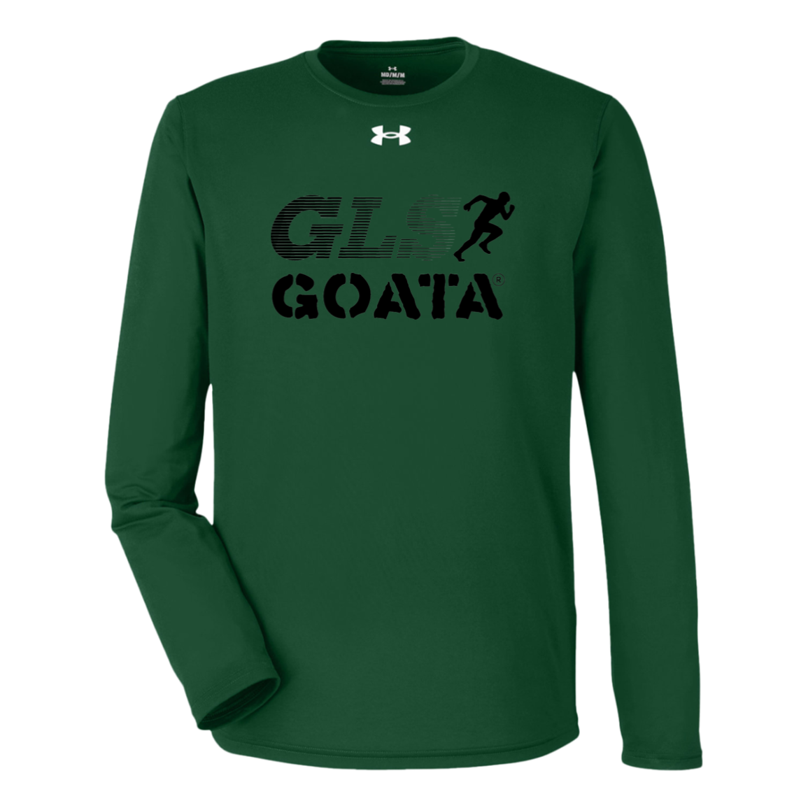 GOATA® Under Armour Tech Long Sleeve Tee - Black Stripe