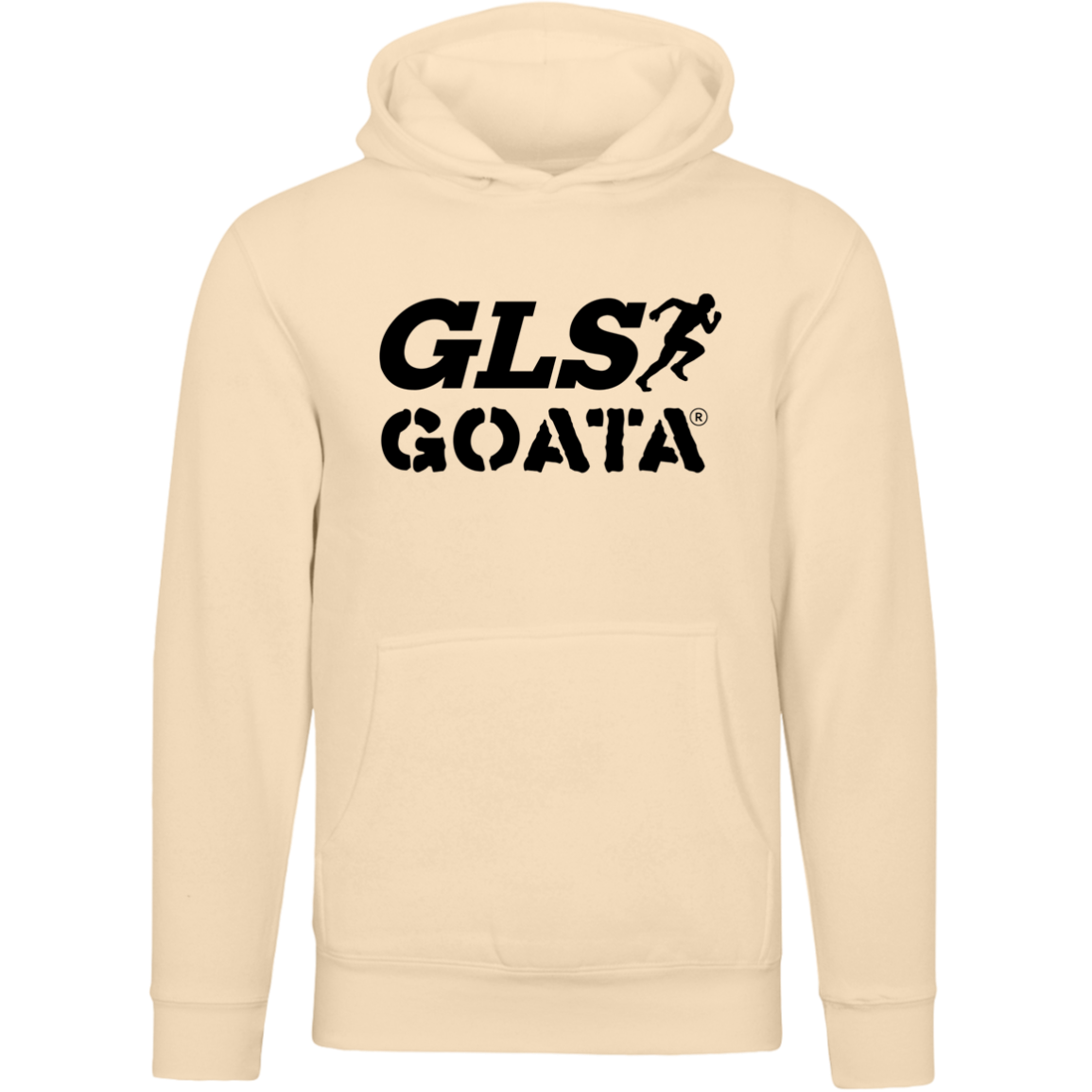 GOATA® Unisex Premium Hoodie -Black Solid