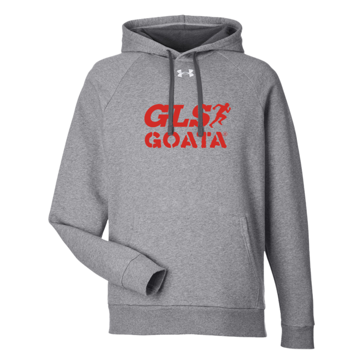 GOATA® Under Armour Men's Rival Fleece Hoodie - Red Solid