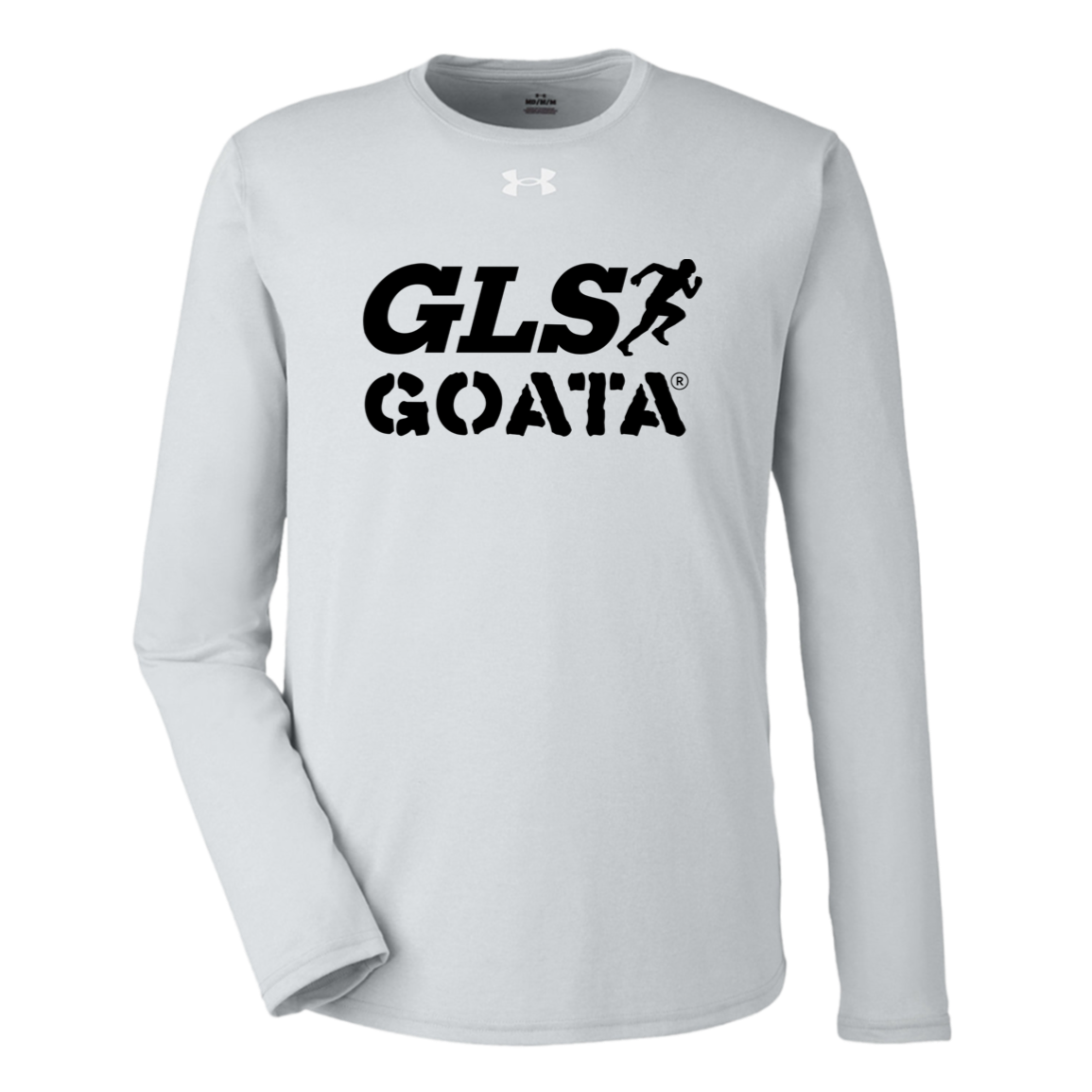 GOATA® Under Armour Tech Long Sleeve Tee - Black Solid