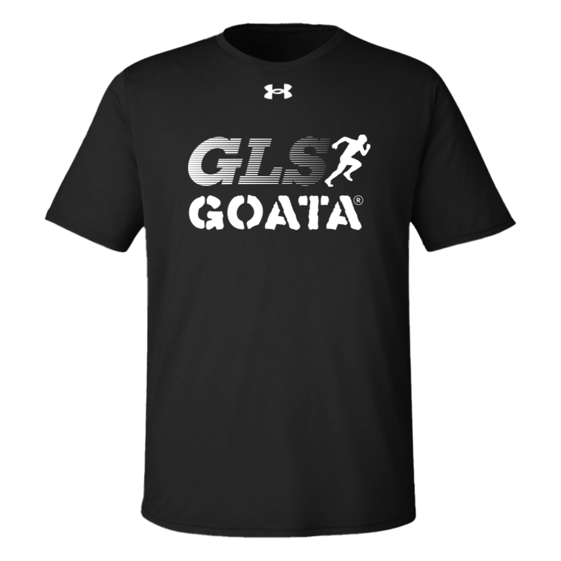 GOATA® Under Armour Team Tech Tee - White Stripe