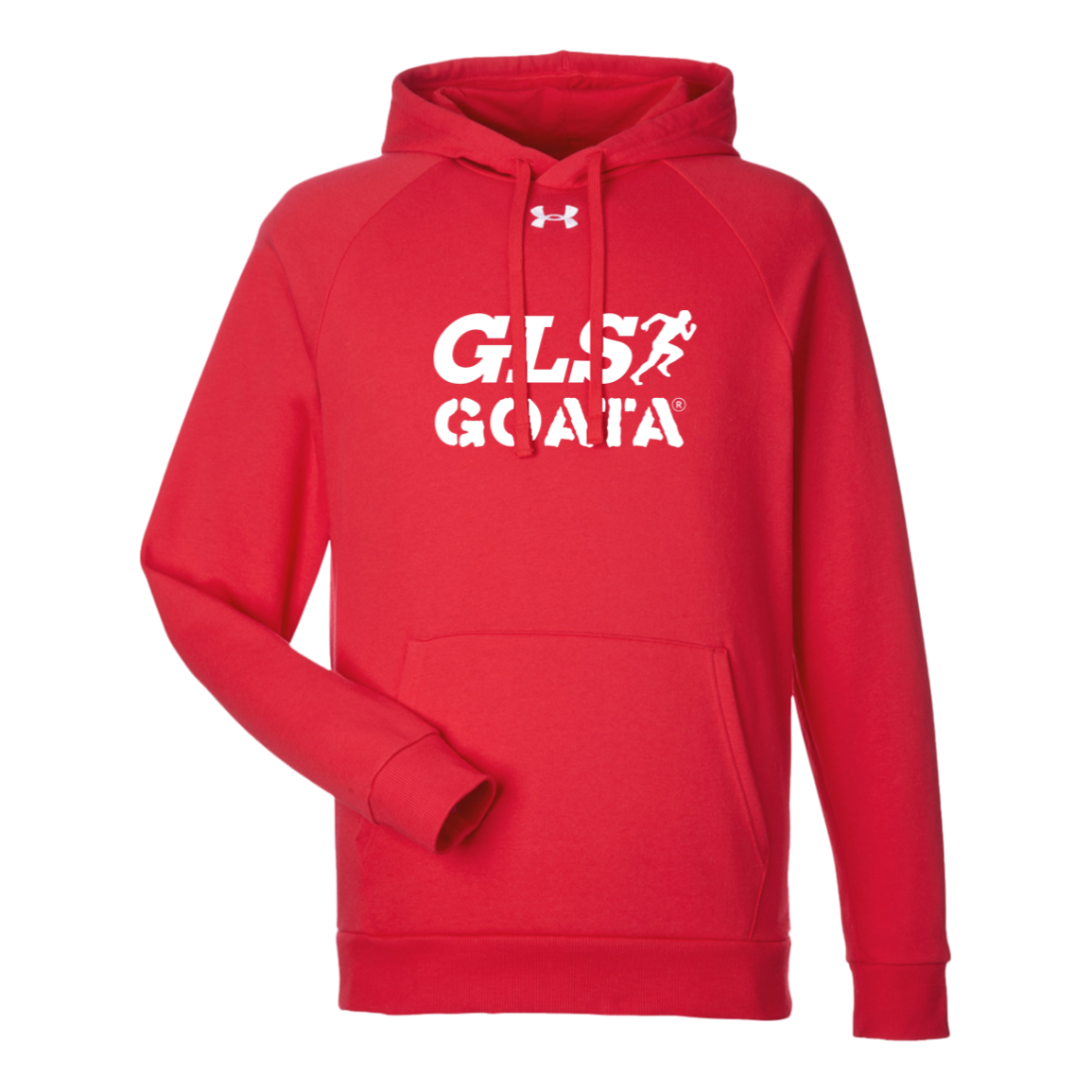 GOATA® Under Armour Men's Rival Fleece Hoodie - White Solid