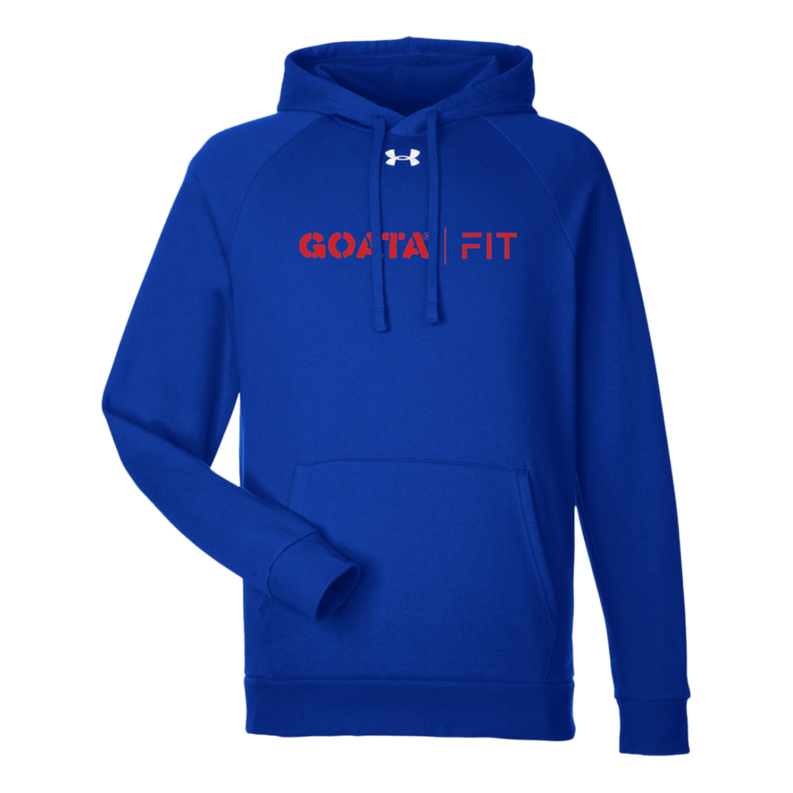 GOATA® | FIT Under Armour Men's Rival Fleece Hoodie - Red