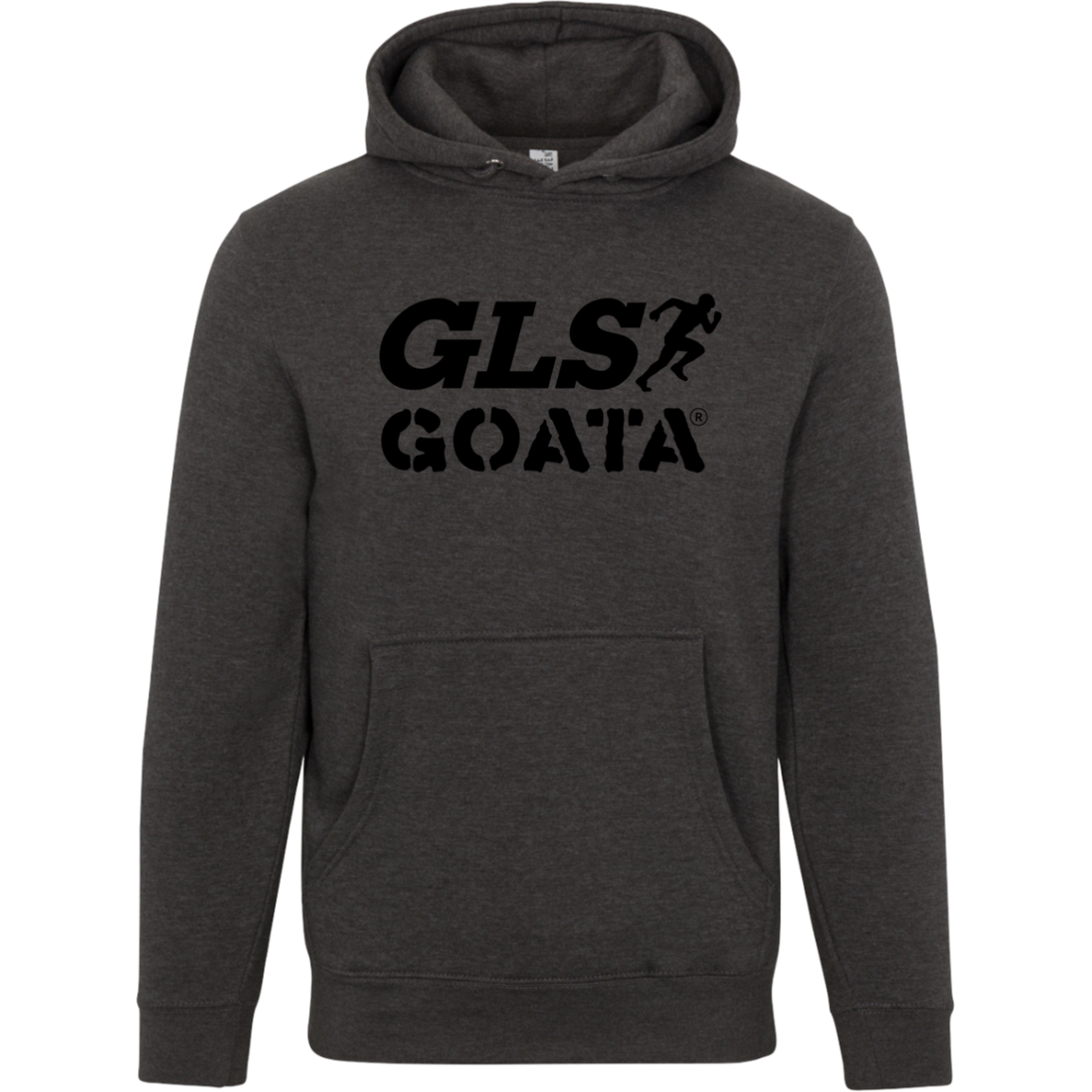 GOATA® Unisex Premium Hoodie -Black Solid