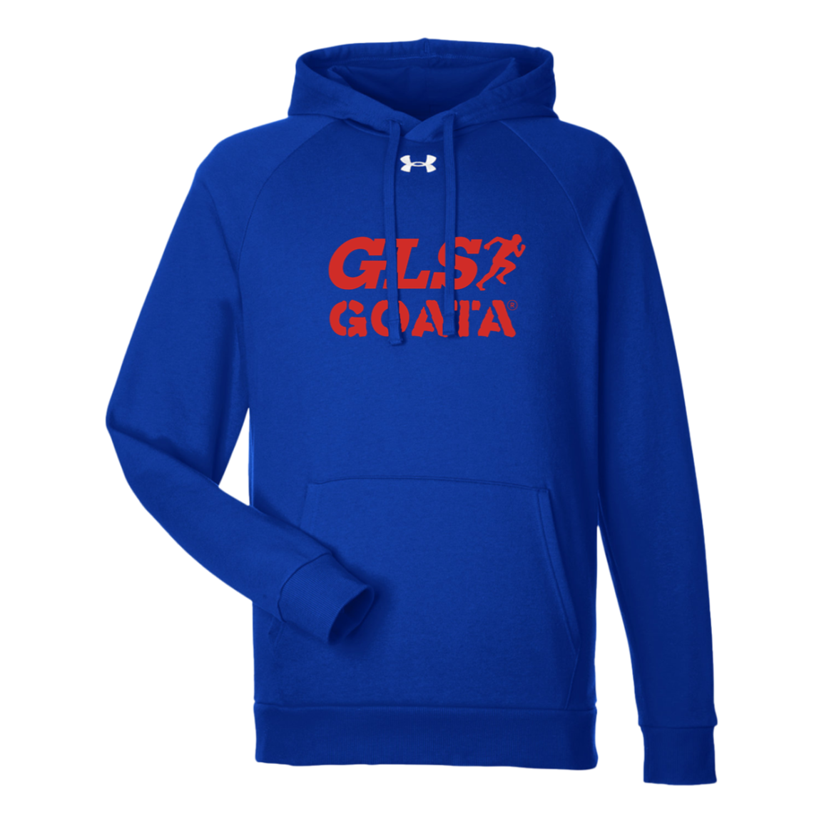 GOATA® Under Armour Men's Rival Fleece Hoodie - Red Solid
