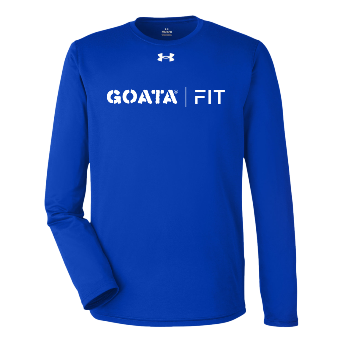 GOATA® | FIT Under Armour Tech Long Sleeve Tee - White
