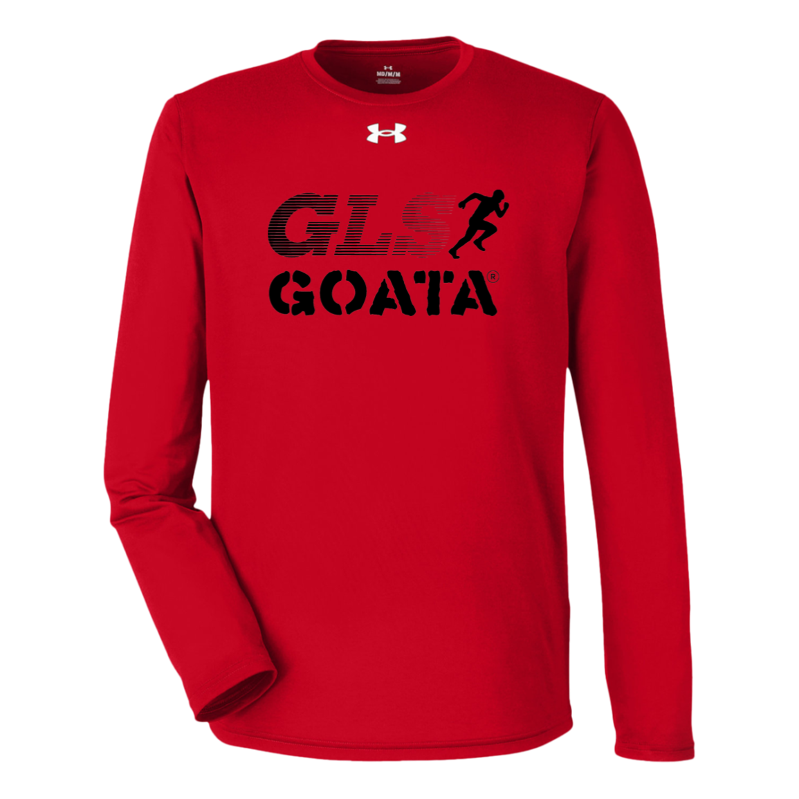 GOATA® Under Armour Tech Long Sleeve Tee - Black Stripe