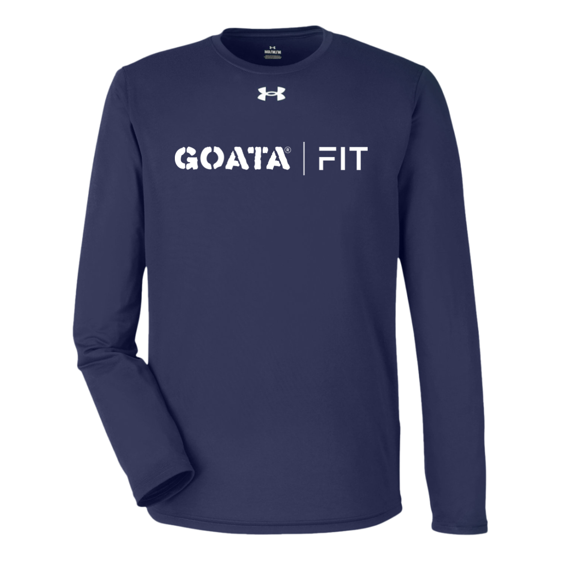 GOATA® | FIT Under Armour Tech Long Sleeve Tee - White
