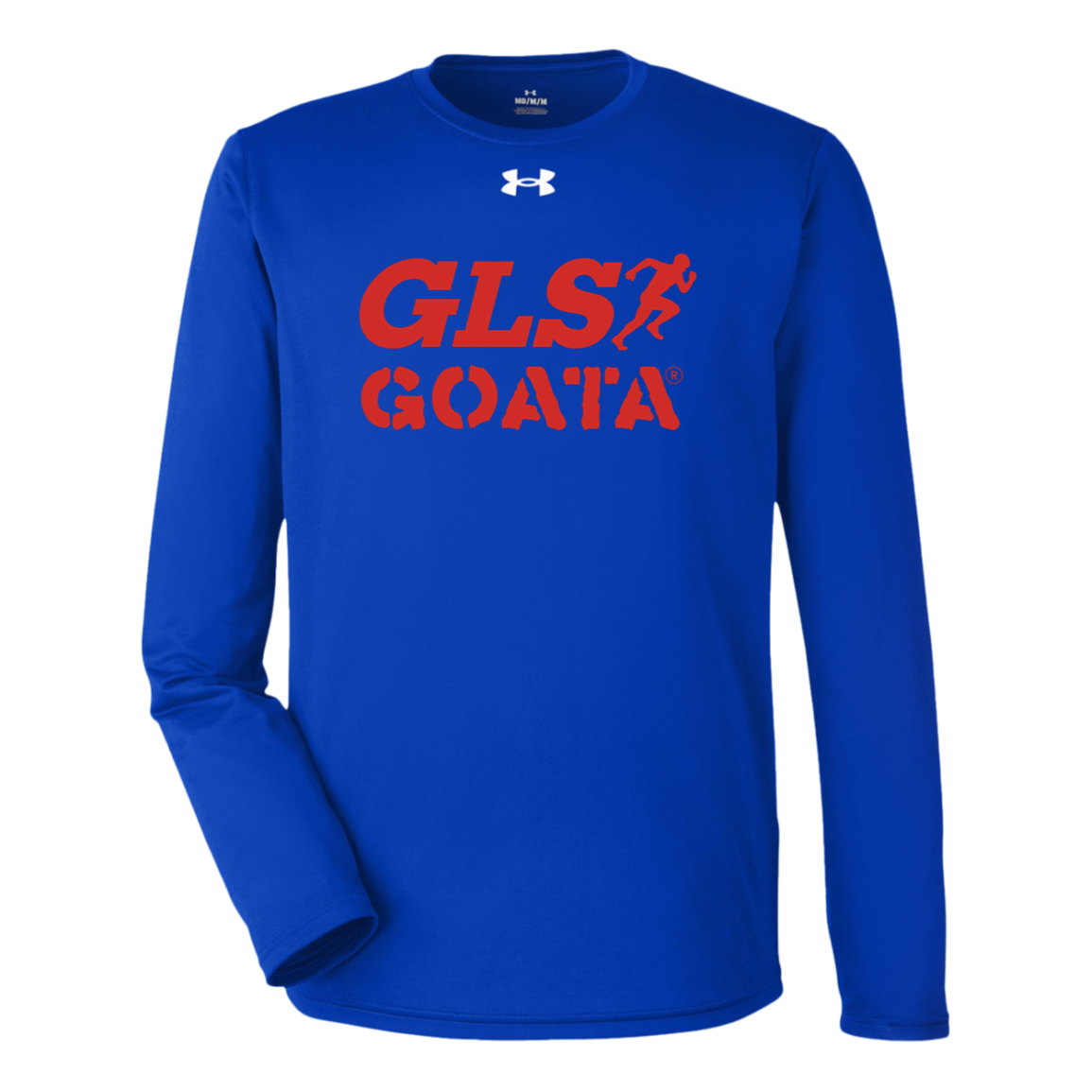 GOATA® Under Armour Tech Long Sleeve Tee - Red Solid