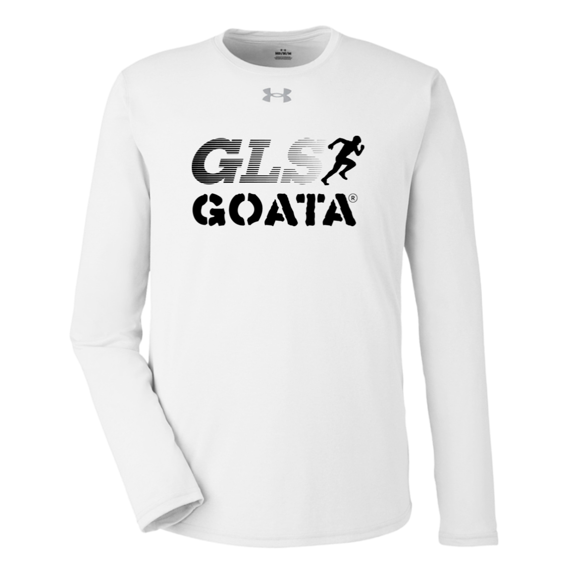 GOATA® Under Armour Tech Long Sleeve Tee - Black Stripe