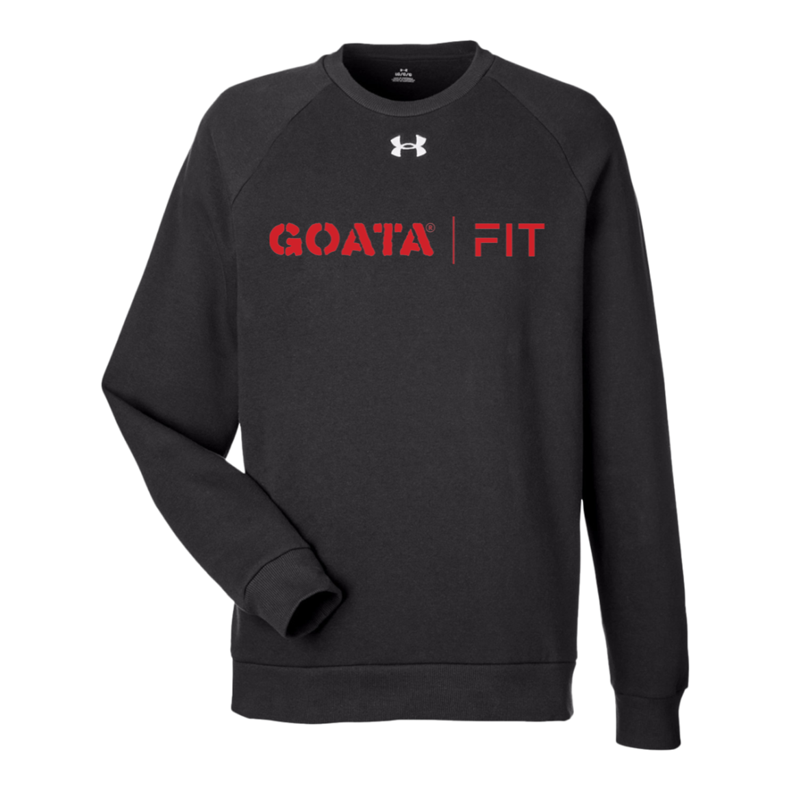 GOATA® | FIT Under Armour Men's Rival Fleece Sweatshirt - Red