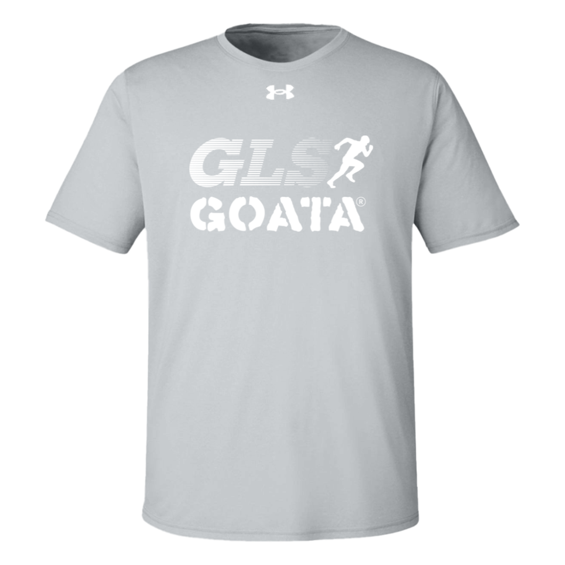 GOATA® Under Armour Team Tech Tee - White Stripe