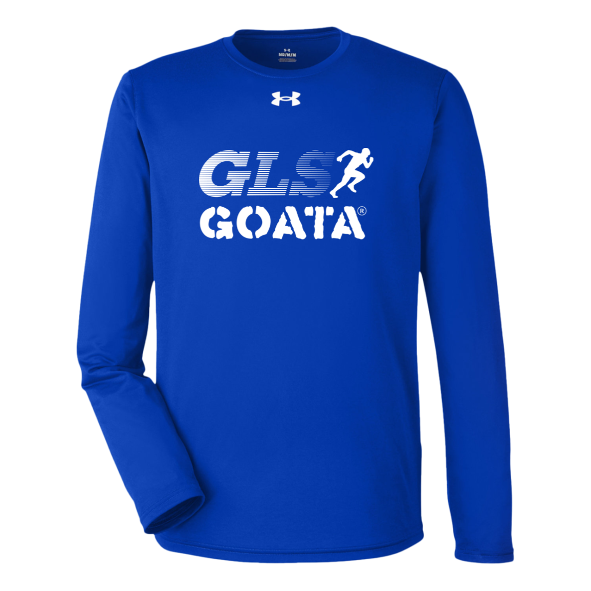 GOATA® Under Armour Tech Long Sleeve Tee - White Stripe