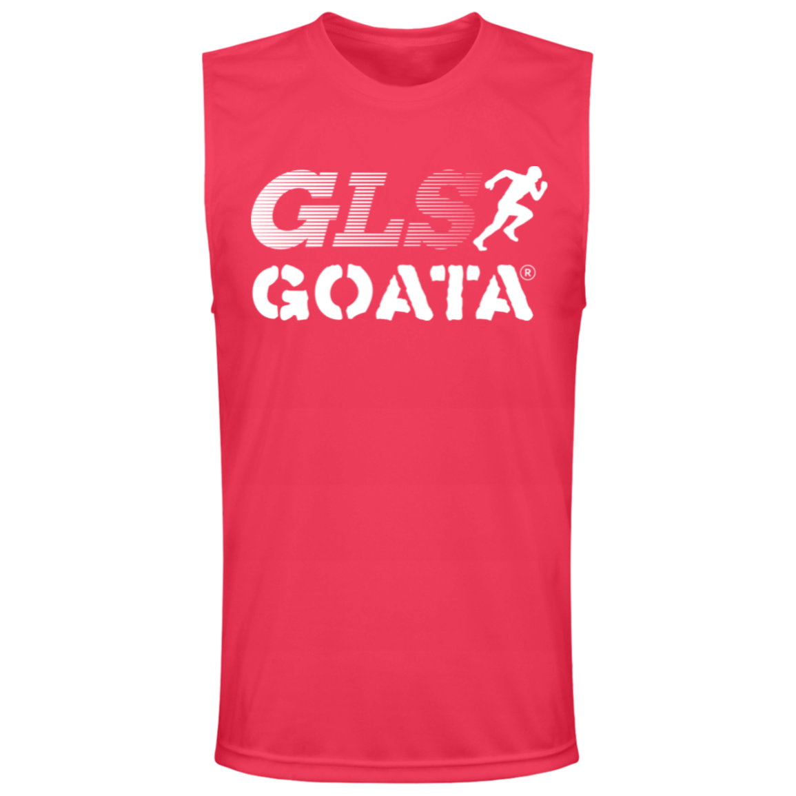 GOATA® Men's Zone Muscle Tee - White Stripes