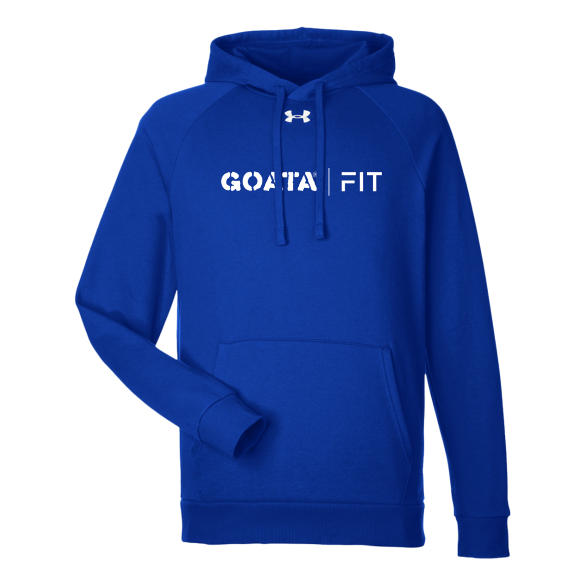 GOATA® | FIT Under Armour Men's Rival Fleece Hoodie - White