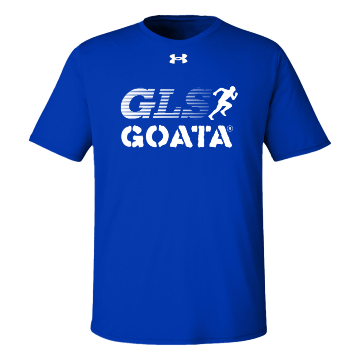 GOATA® Under Armour Team Tech Tee - White Stripe