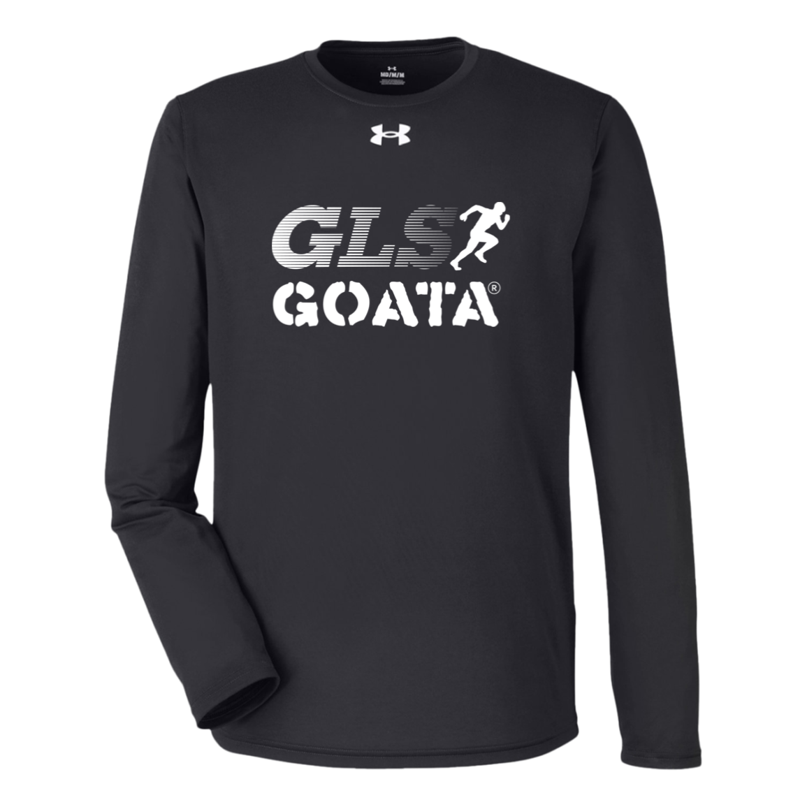 GOATA® Under Armour Tech Long Sleeve Tee - White Stripe