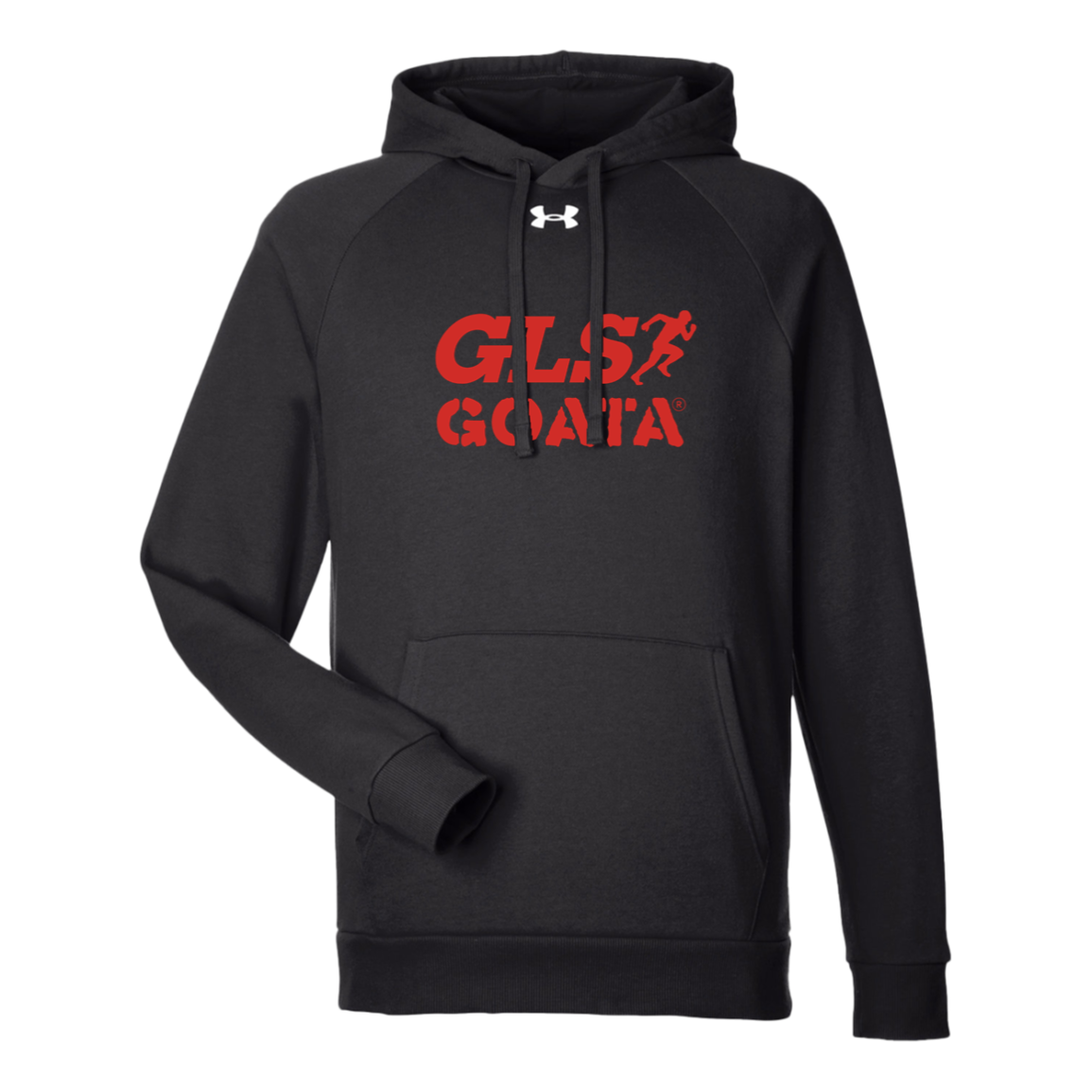 GOATA® Under Armour Men's Rival Fleece Hoodie - Red Solid