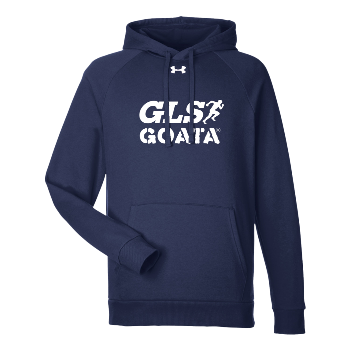 GOATA® Under Armour Men's Rival Fleece Hoodie - White Solid