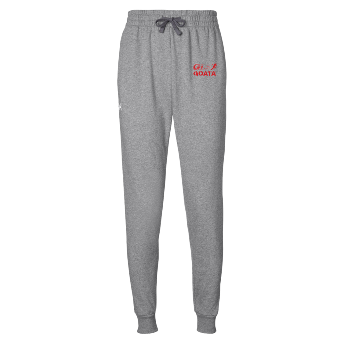 GOATA® Under Armour Mens Rival Fleece Sweatpant - Red Stripe
