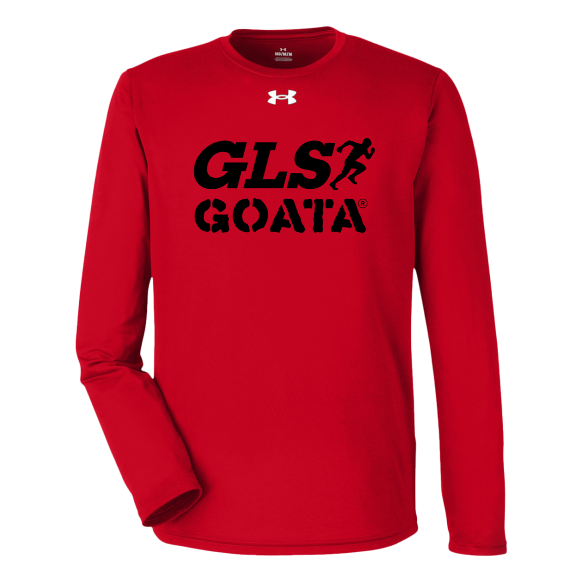 GOATA® Under Armour Tech Long Sleeve Tee - Black Solid