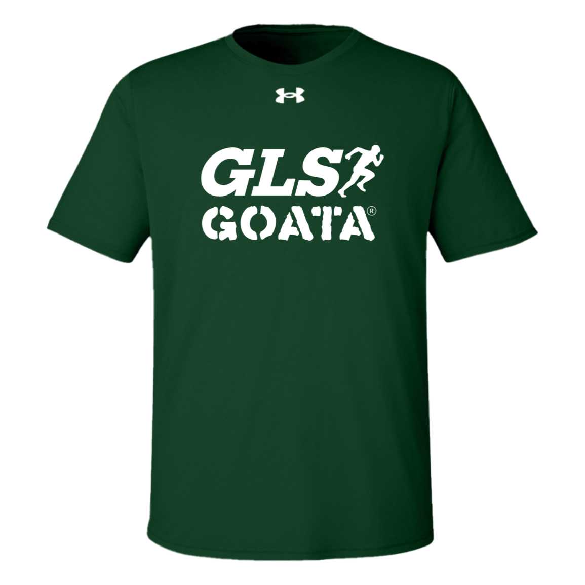 GOATA® Under Armour Team Tech Tee - White Solid