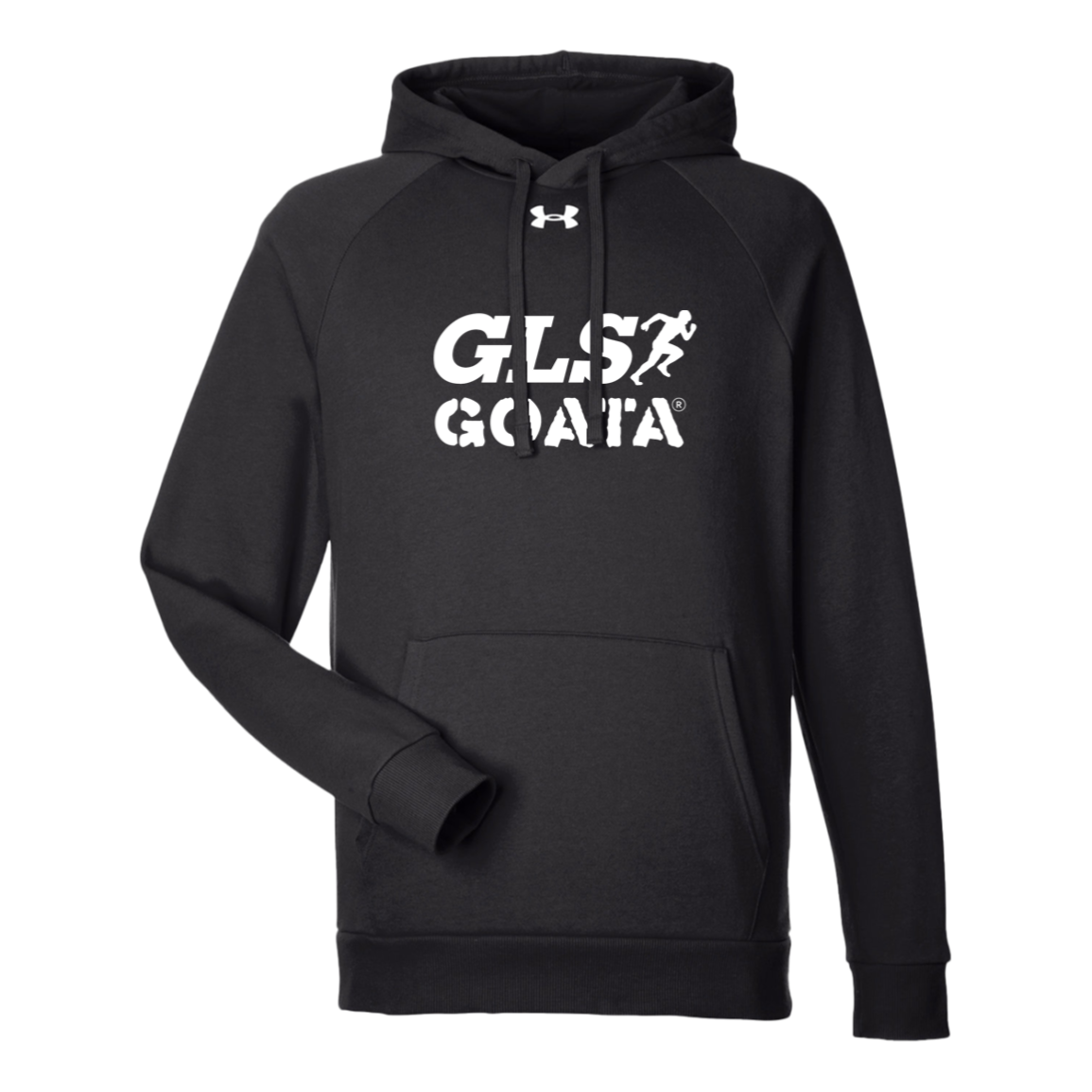GOATA® Under Armour Men's Rival Fleece Hoodie - White Solid