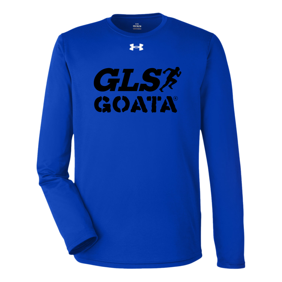 GOATA® Under Armour Tech Long Sleeve Tee - Black Solid