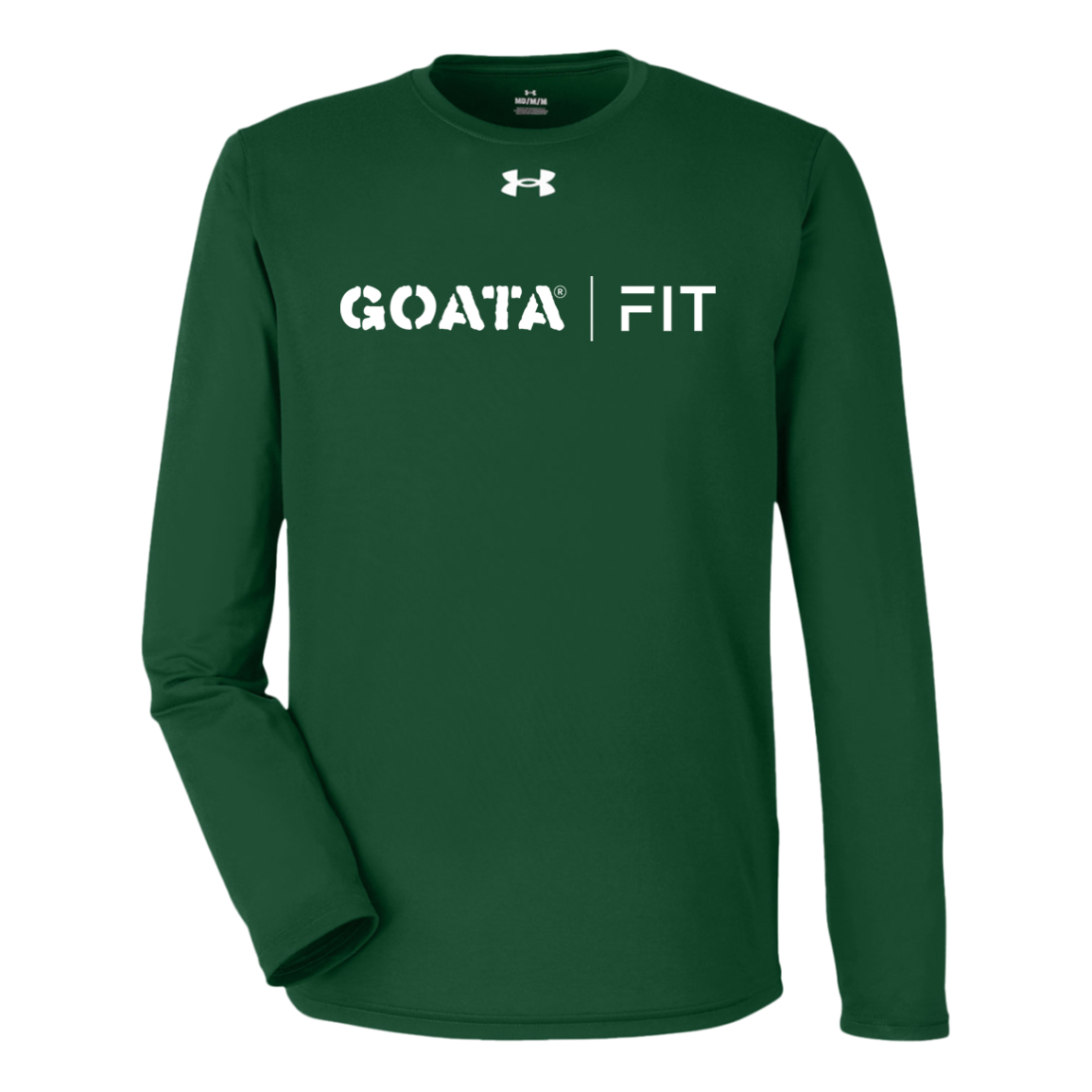 GOATA® | FIT Under Armour Tech Long Sleeve Tee - White