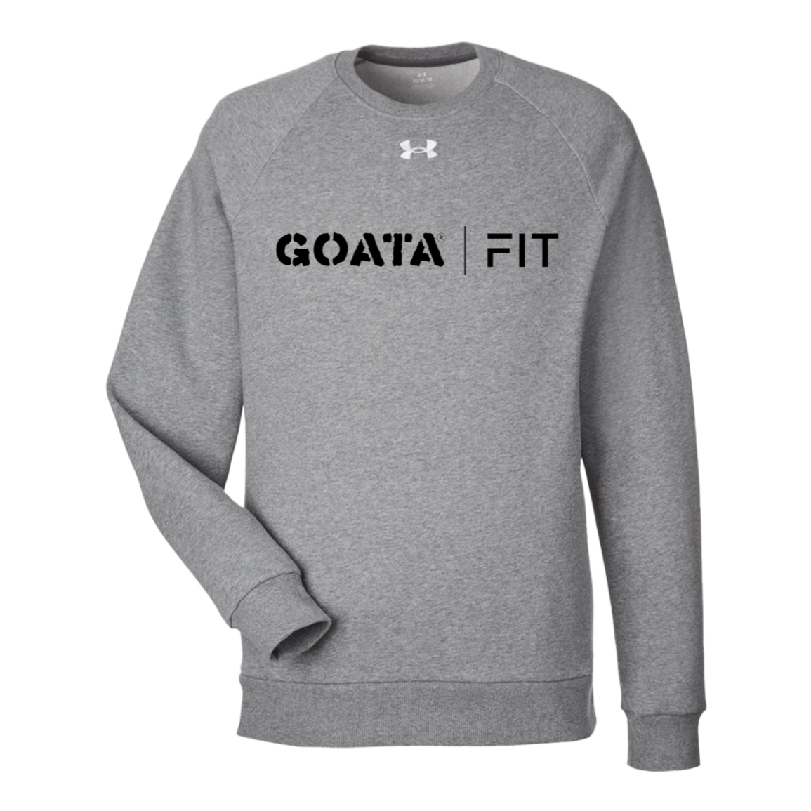 GOATA® | FIT Under Armour Men's Rival Fleece Sweatshirt - Black