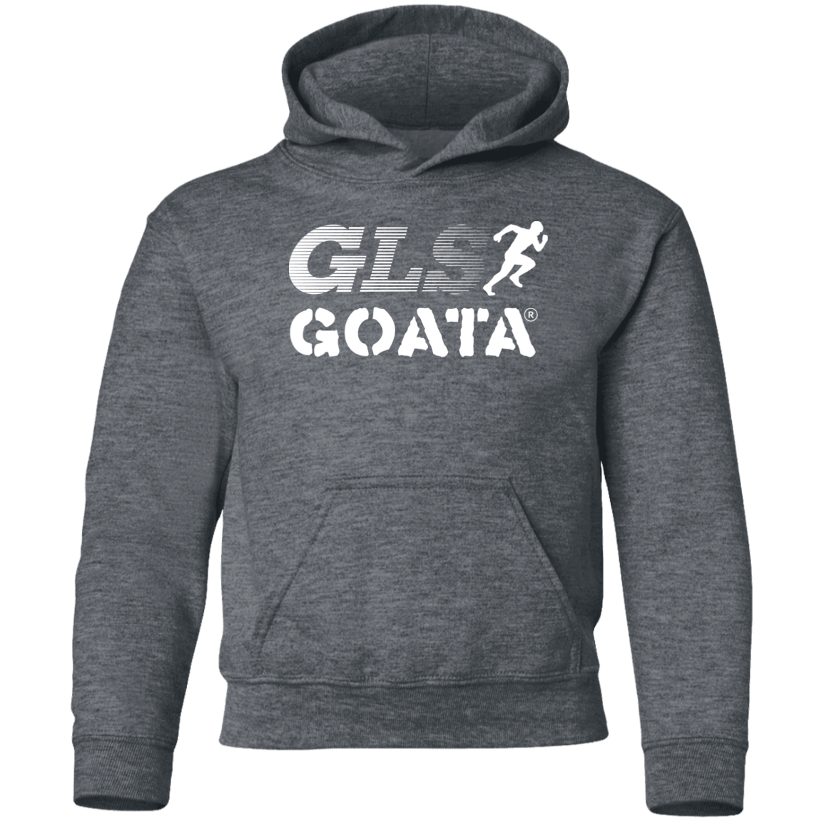 GOATA® Gildan Youth Pullover Hoodie - White Stripe