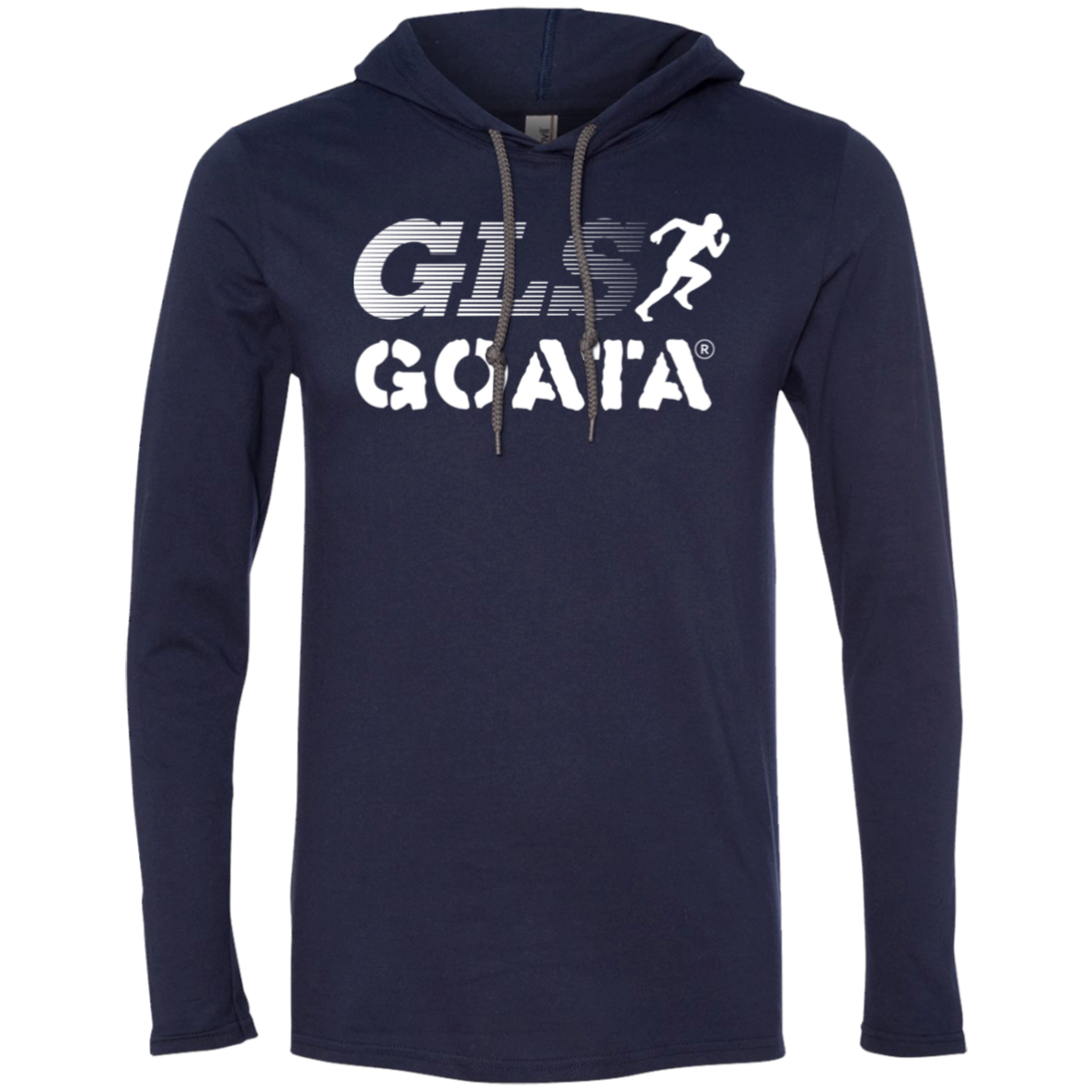 GOATA® LS T-Shirt Hoodie John14:27 - White