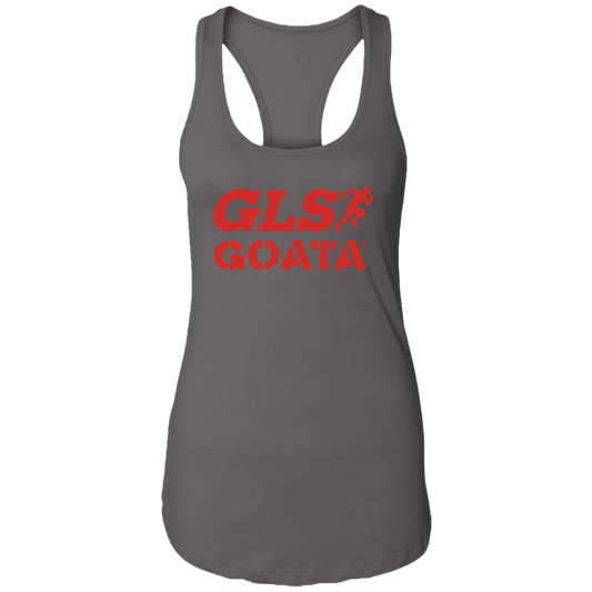 GOATA® Ladies Ideal Racerback Tank - Red Solid