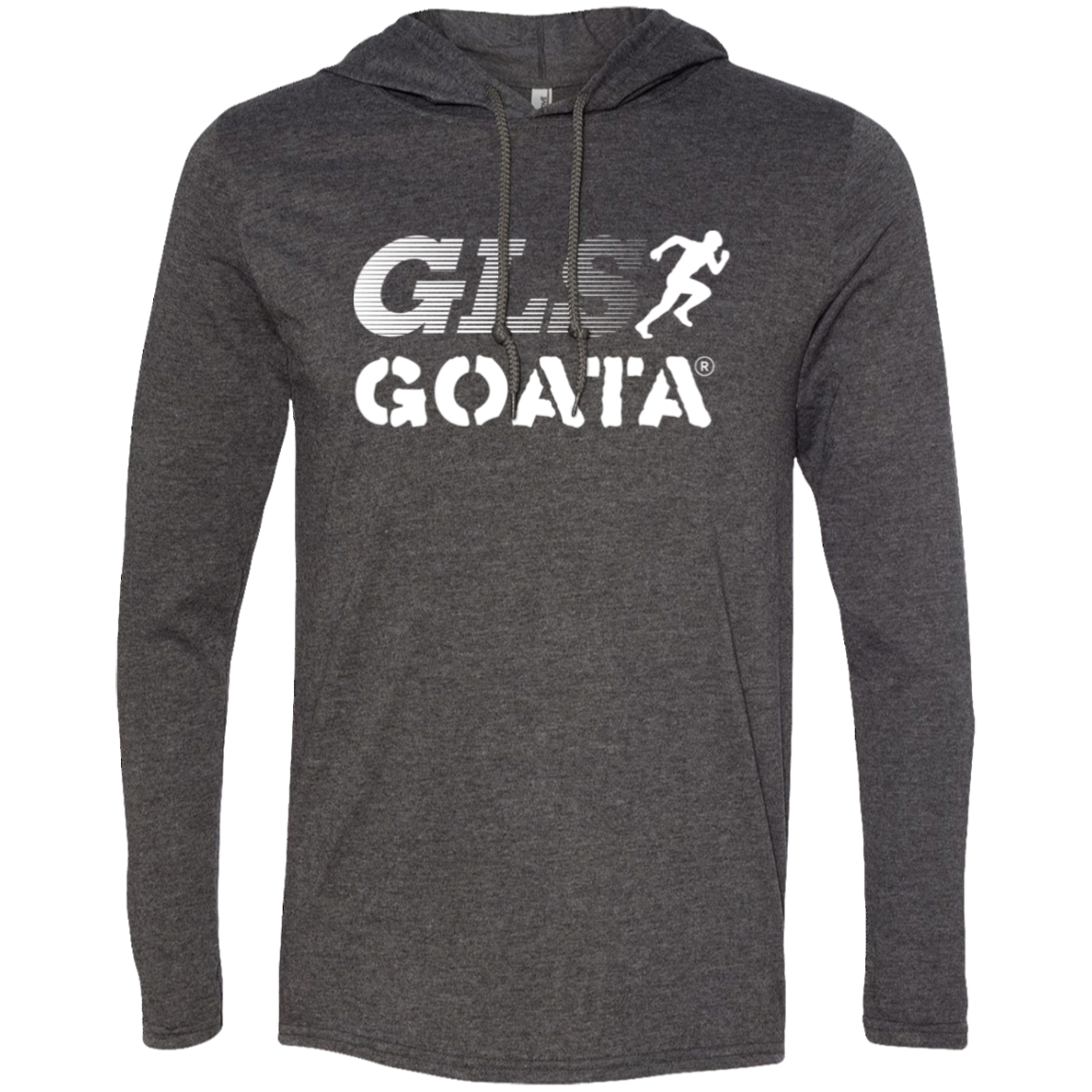 GOATA® LS T-Shirt Hoodie Isaiah 41:10 - White