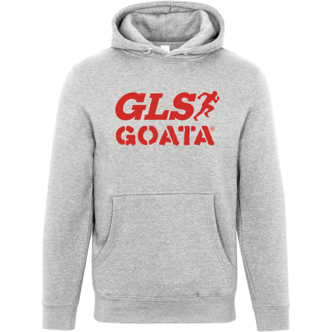 GOATA® Unisex Premium Hoodie -Red Solid