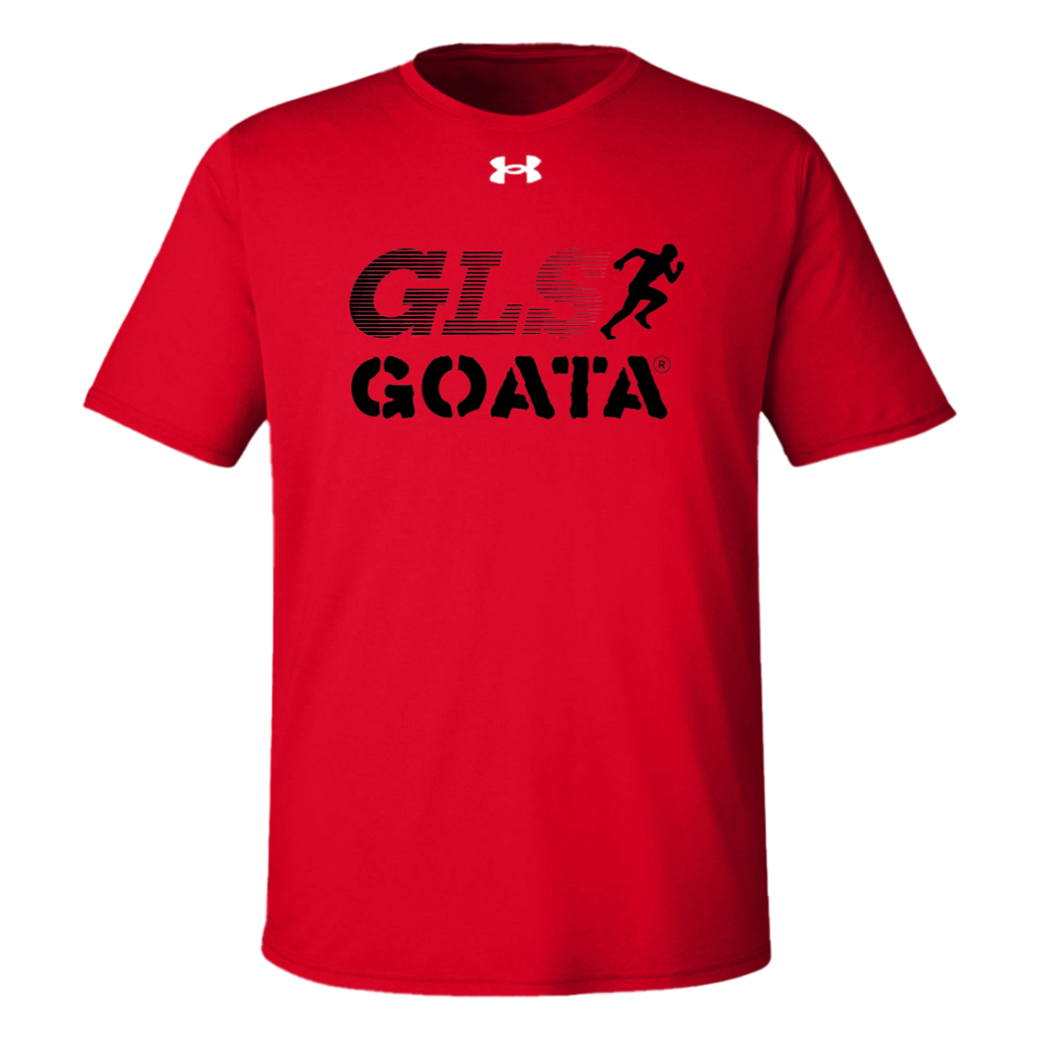 GOATA®  Under Armour Team Tech Tee - Black Stripe