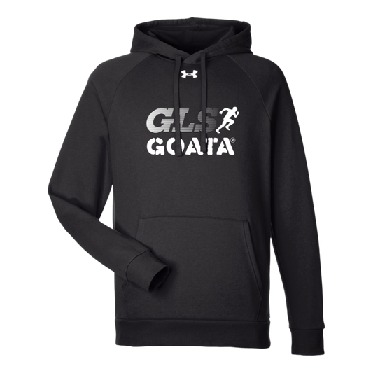 GOATA® Under Armour Men's Rival Fleece Hoodie - White Stripe