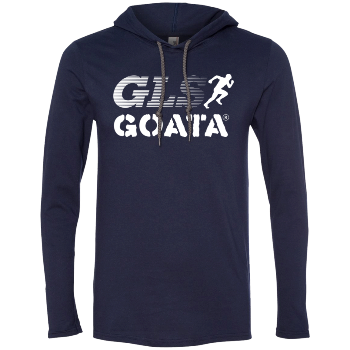 GOATA® LS T-Shirt Hoodie Isaiah 41:10 - White