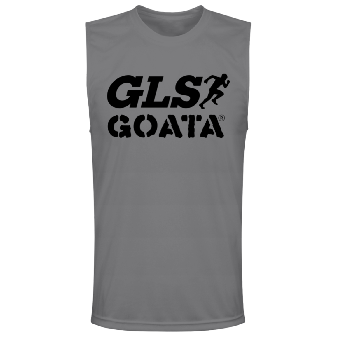 GOATA® Men's Zone Muscle Tee - Black Solid