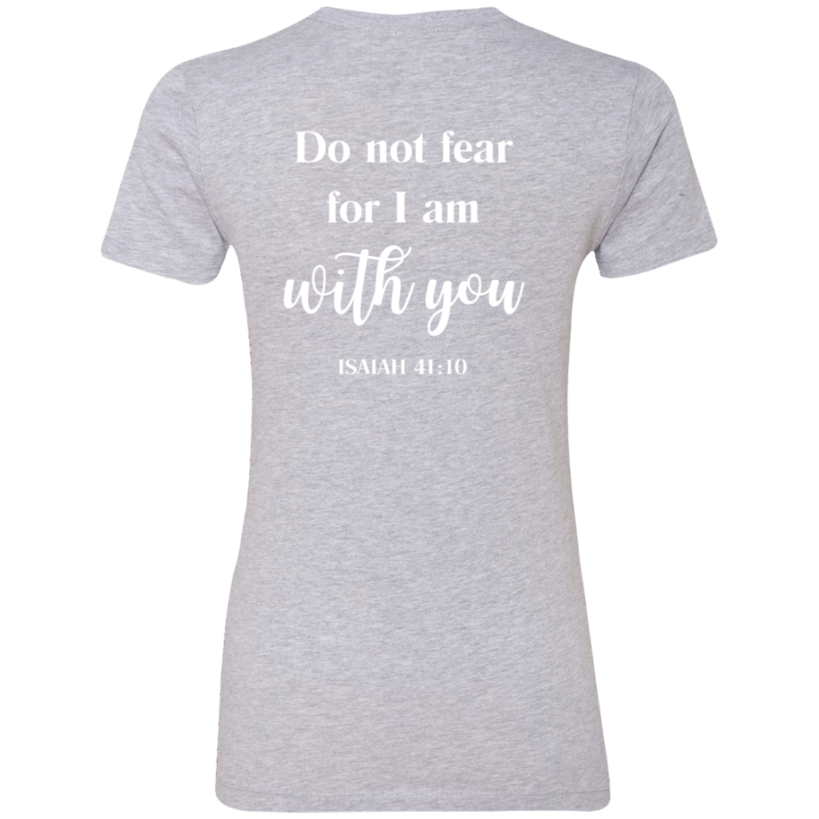 GOATA® Women's SS Tee Isaiah 41:10 - White