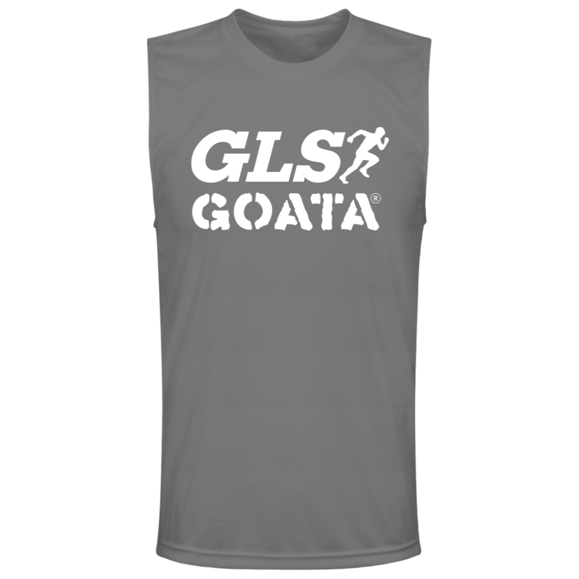 GOATA® Men's Zone Muscle Tee - White Solid