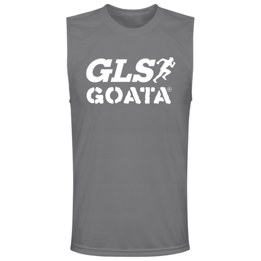 GOATA® Men's Zone Muscle Tee - White Solid