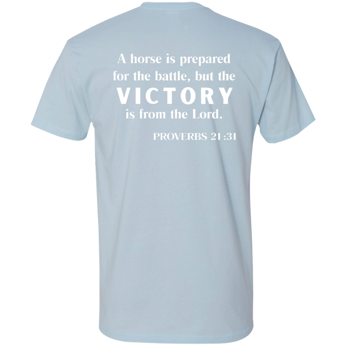 GOATA® SS T-Shirt Proverbs 21:31 - White