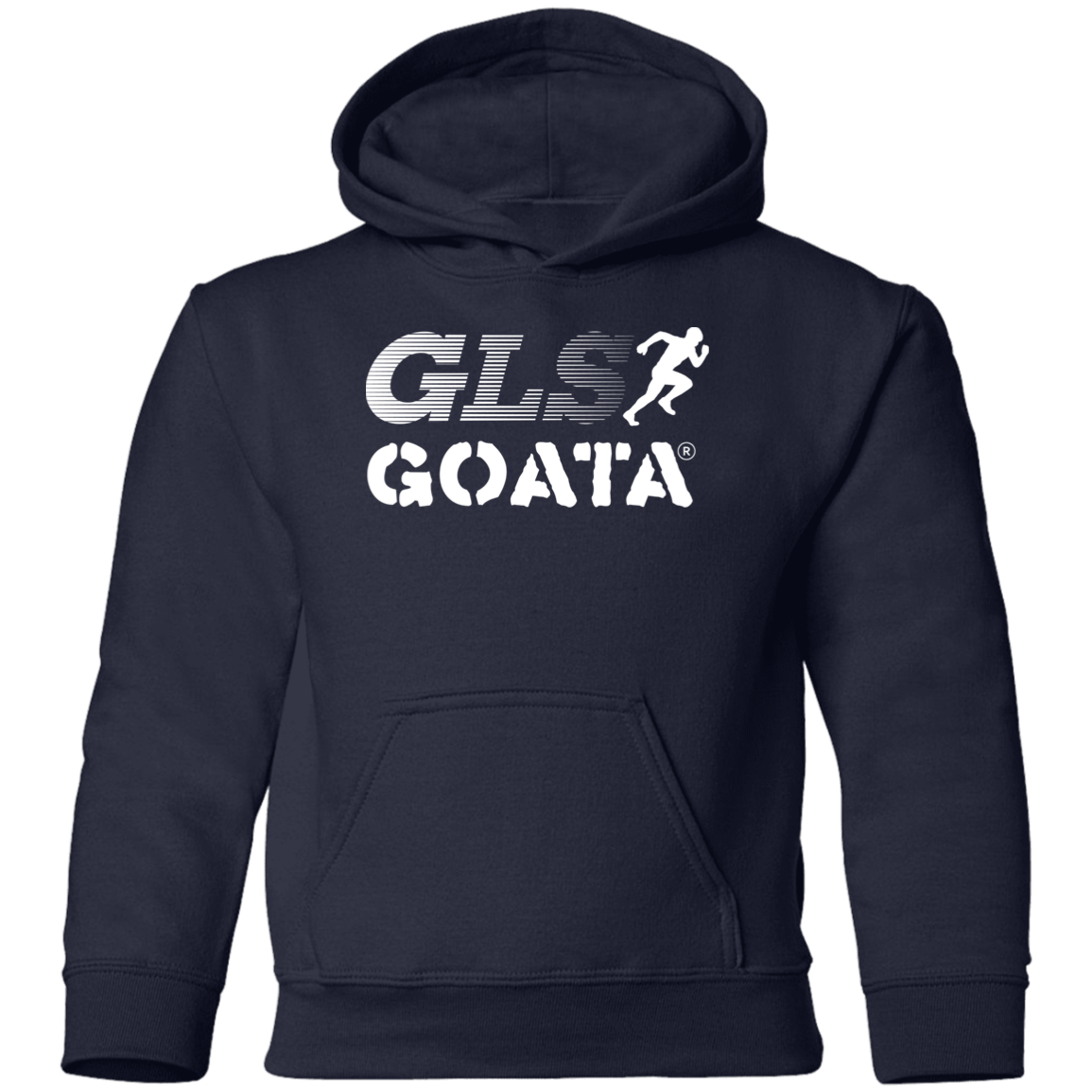 GOATA® Gildan Youth Pullover Hoodie - White Stripe