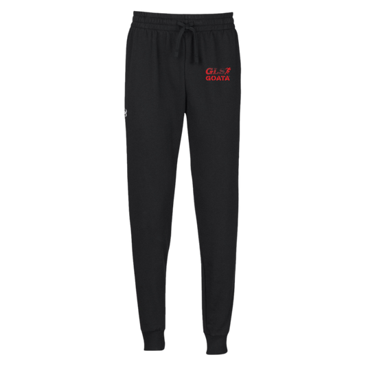 GOATA® Under Armour Mens Rival Fleece Sweatpant - Red Stripe