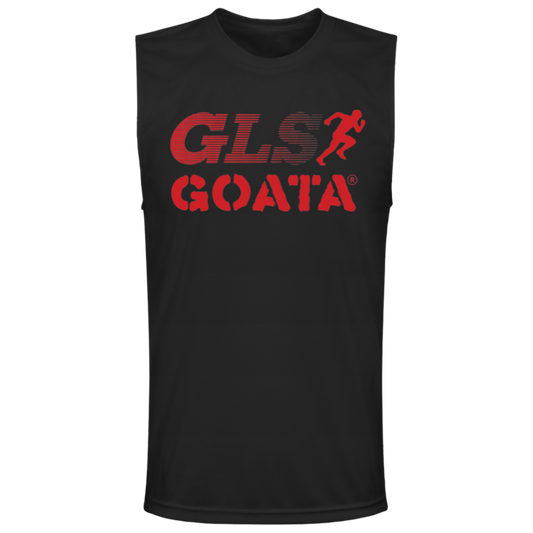 GOATA® Men's Zone Muscle Tee - Red Stripe