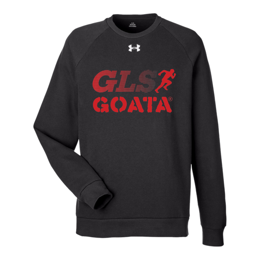 GOATA® Under Armour Men's Rival Fleece Sweatshirt - Red Stripe