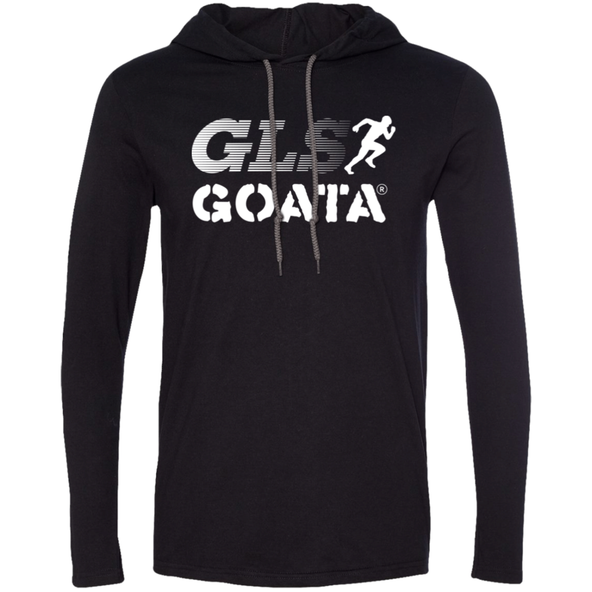 GOATA® LS T-Shirt Hoodie John14:27 - White