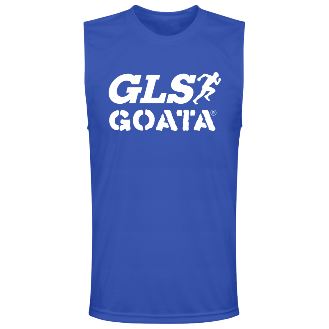 GOATA® Men's Zone Muscle Tee - White Solid