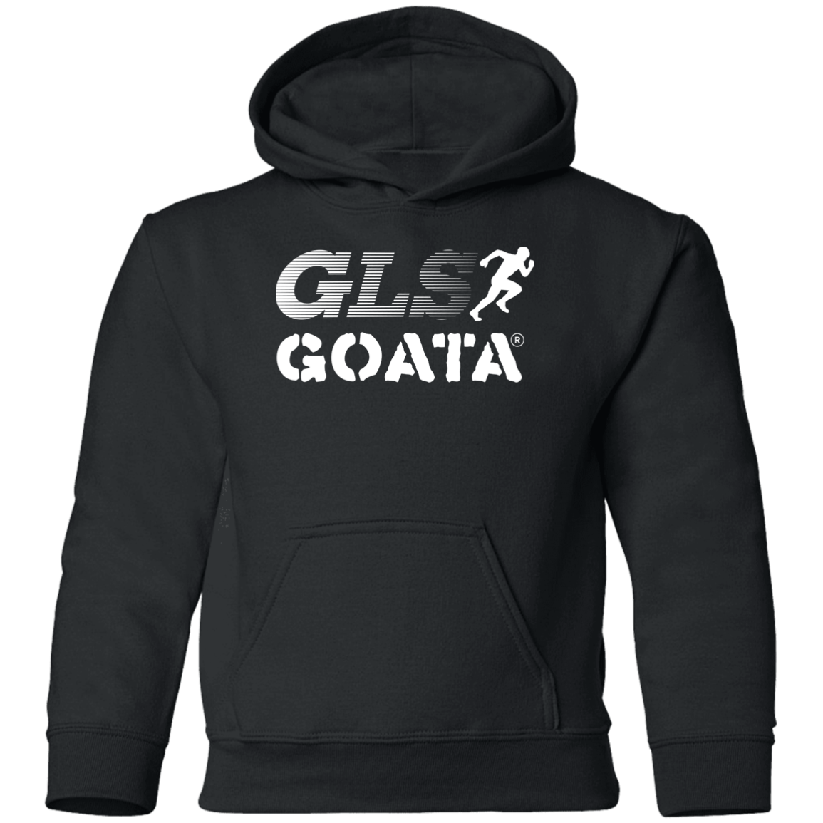 GOATA® Gildan Youth Pullover Hoodie - White Stripe